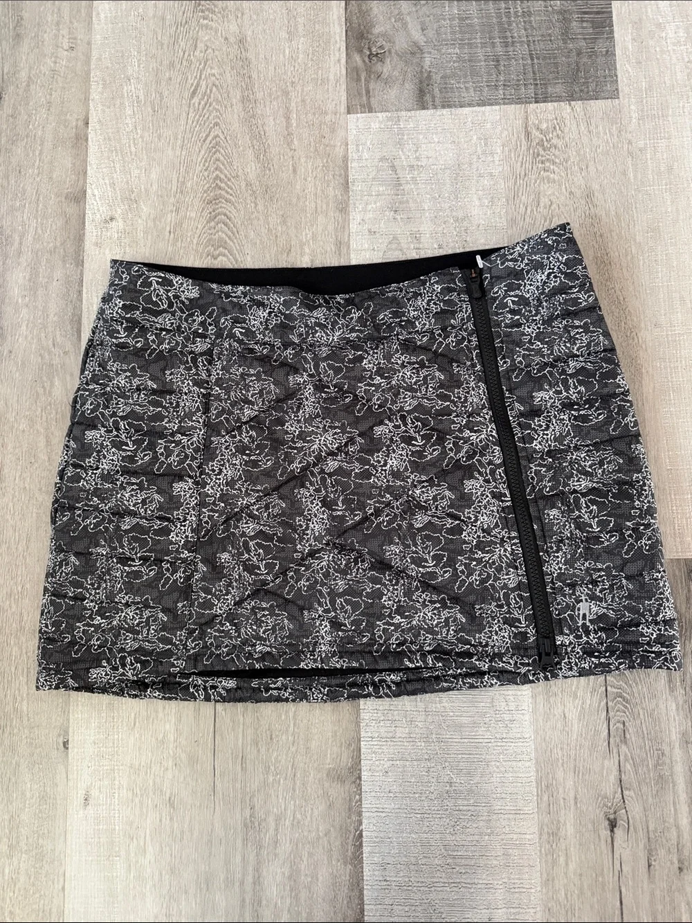 Smartwool Smartloft Corbet 120 Quilted Floral Print Insulated Skirt with Side Zi